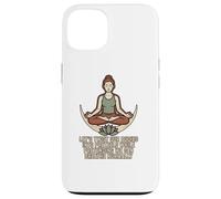 Citations de Bretzel de Yoga de méditation ironique Coque pour iPhone 13