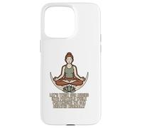 Citations de Bretzel de Yoga de méditation ironique Coque pour iPhone 15 Pro Max