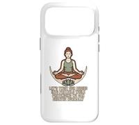 Citations de Bretzel de Yoga de méditation ironique Coque pour iPhone 17 Pro Max