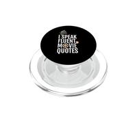 Citations de Films I Speak Fluent Design Amusant sur la Culture Pop PopSockets PopGrip pour MagSafe