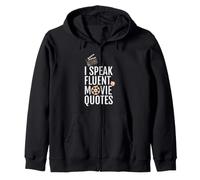 Citations de Films I Speak Fluent Design Amusant sur la Culture Pop Sweat à Capuche