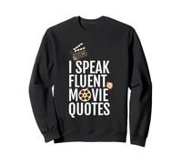 Citations de Films I Speak Fluent Design Amusant sur la Culture Pop Sweatshirt