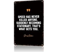 Citations De Jeremy Clarkson Panneau Métallique Humoristique Metal Tin Sign Avec Trous Percés Plaque Métal Pour Maison Décoration Murale Garage 20X30Cm