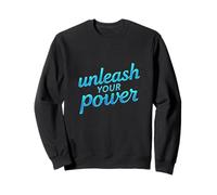 Citations de Motivation 3D Libérez Votre Puissance Citations Inspiration Sweatshirt