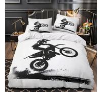 Citations de motivation Housse de Couette 3D Effet Microfibre Hypoallergique Confortable Style manuscrit inspirant Parure de Lit Fermeture Éclair Super Douce Résistante for Couple Double（200x200cm）