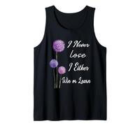 Citations de Motivation « I Never Lose I Either Win Or Learn » Débardeur