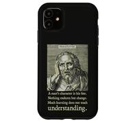 Citations de Philosophe pré-socratique Grec Ancien d'Héraclite Coque pour iPhone 11