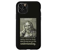Citations de Philosophe pré-socratique Grec Ancien d'Héraclite Coque pour iPhone 11 Pro
