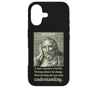 Citations de Philosophe pré-socratique Grec Ancien d'Héraclite Coque pour iPhone 17