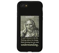Citations de Philosophe pré-socratique Grec Ancien d'Héraclite Coque pour iPhone SE (2020) / 7/8