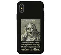 Citations de Philosophe pré-socratique Grec Ancien d'Héraclite Coque pour iPhone X/XS