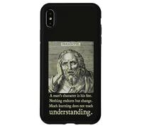 Citations de Philosophe pré-socratique Grec Ancien d'Héraclite Coque pour iPhone XS Max