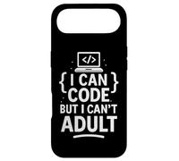 Citations de Programmeur pour Adultes I Can Code But Can't Coque pour iPhone Air