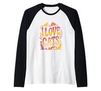 Citations drôles d'amant de Chats Meme I Love Cats Manche Raglan