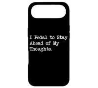 Citations drôles de Cyclisme I Pedal to Stay Ahead of My Thoughts Coque pour iPhone Air
