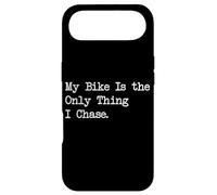 Citations drôles de Cyclisme My Bike is The Only Thing I Chase Coque pour iPhone Air
