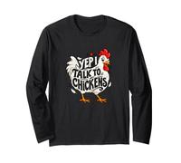 Citations drôles de Dessins animés Amateurs de Poulet Humour de la Ferme Volaille Manche Longue