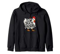Citations drôles de Dessins animés Amateurs de Poulet Humour de la Ferme Volaille Sweat à Capuche