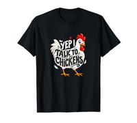 Citations drôles de Dessins animés Amateurs de Poulet Humour de la Ferme Volaille T-Shirt Graphique avec Valeur
