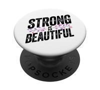 Citations drôles de fille motivantes fortes et belles PopSockets PopGrip Adhésif