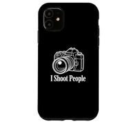 Citations drôles de Photographe I Shoot People Appareil Photo Sarcastique Coque pour iPhone 11