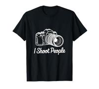 Citations drôles de photographe pour amoureux de la caméra I Shoot People T-Shirt