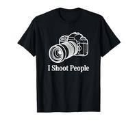 Citations drôles de photographe pour amoureux de la caméra I Shoot People T-Shirt