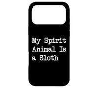 Citations drôles de Sieste My Spirit Animal is a Sloth Coque pour iPhone 17 Pro Max