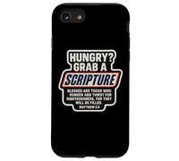 Citations drôles du Verset de la Bible avec Les Écritures chrétiennes Matthieu 5:6 Coque pour iPhone SE (2020) / 7/8