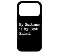 Citations drôles My Suitcase is My Best Friend Coque pour iPhone 17 Pro