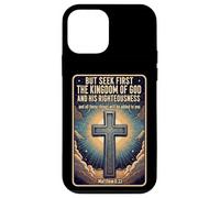 Citations du Verset de la Bible chrétienne Chercher d'abord Le Royaume de Dieu Coque pour iPhone 12 Mini