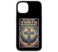 Citations du Verset de la Bible chrétienne Chercher d'abord Le Royaume de Dieu Coque pour iPhone 13