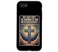 Citations du Verset de la Bible chrétienne Chercher d'abord Le Royaume de Dieu Coque pour iPhone SE (2020) / 7/8