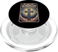 Citations du Verset de la Bible chrétienne Chercher d'abord Le Royaume de Dieu PopSockets PopGrip pour MagSafe