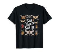 Citations Eco Warrior Insects Save Insects Save Life T-Shirt