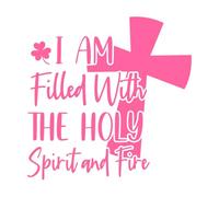 Citations et proverbes religieux chrétiens Stickers gravés 54.6x54.9cm N'abîme pas le mur Rose