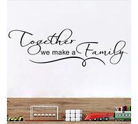 Citations inspirantes - art stickers - texte stickers muraux - pour salon, chambre à coucher, bureau et autres lieux - vinyle amovible stickers muraux - noir 57 * 18cm