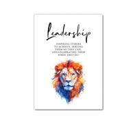 Citations inspirantes d'animaux persévérance leadership détermination persistence sacrifice échec persévérance pour bureau et salle de coration murale (SKU 40 x 60 cm), sans cadre)