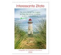 Citations intéressantes (calendrier mural 2026 DIN A4 vertical), calendrier mensuel CALVENDO