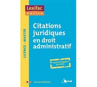 Citations juridiques en droit administratif – Bréal