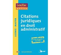 Citations juridiques en droit administratif