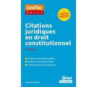 Citations Juridiques En Droit Constitutionnel