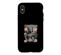 Citations Latines de l'empereur Romain Antique Constantin Coque pour iPhone X/XS