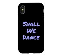 Citations Musicales drôles Shall We Dance Ballroom Salsa Dancer Coque pour iPhone X/XS
