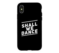 Citations Musicales drôles Shall We Dance Ballroom Salsa Dancer Coque pour iPhone X/XS