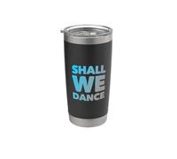 Citations musicales drôles Shall We Dance Ballroom Salsa Dancer Gobelet isotherme en acier inoxydable double paroi