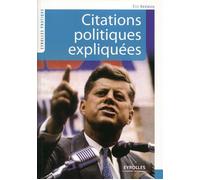 Citations politiques expliquées - Eric Keslassy - Eyrolles - broché - Essai