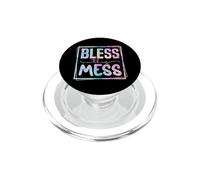 Citations religieuses avec Verset de la Bible « Bless This Mess God Jesus » PopSockets PopGrip pour MagSafe