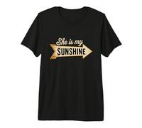 Citations romantiques « She is My Sweet Sunshine » pour Mari T-Shirt Haut de Gamme