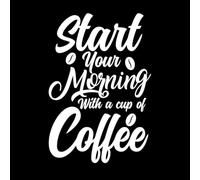 citations sur le lettrage du café Stickers lettrage 57.6x84.2cm N'abîme pas le mur Blanc